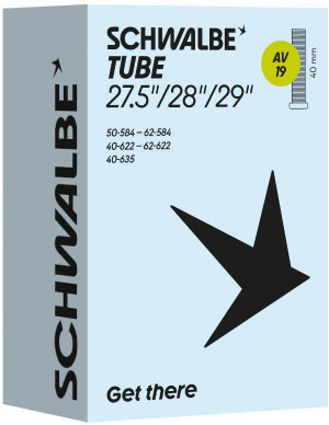 Schwalbe AV19 27.5”/28”/29” Inner Tube Schrader Valve