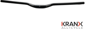 KranX 31.8mm Alloy Riser MTB Handlebars 800mm, 35mm Rise