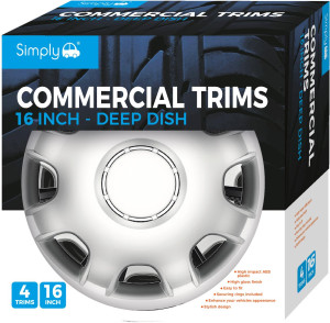 Mirage van commercial wheel trims 16 inch set of 4