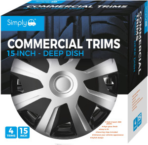 Brawn van Commercial wheel trims 15 inch set of 4