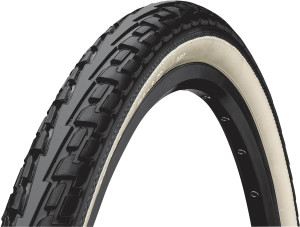 Continental Ride Tour Bike Tyre, Black/White 26x1.75 inch