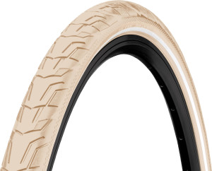Continental Ride City Bike Tyre, Cream/Cream 700x47c