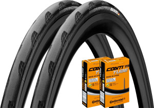 Continental GP5000 Tyre & Tube Bundle, 700x25c Black