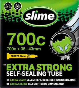 Slime Presta Bike Inner Tube, 700 x 35 - 43c