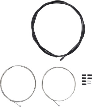 Shimano Road Gear Cable Set, Steel Inner Wires