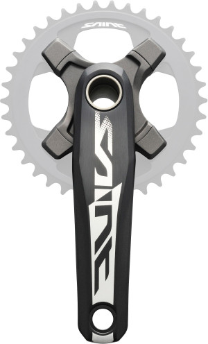 Shimano Saint FC-M825 Crank Arm Set with Bottom Bracket, 165mm