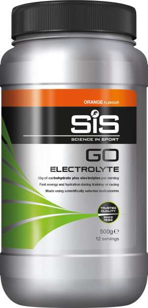 GO Electrolyte drink powder - 500 g tub - orange