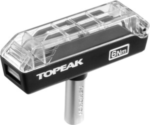 Topeak Torque Wrench with Bits, 6Nm