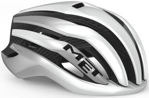 MET Trenta 3K Carbon MIPS Helmet, Silver, Small