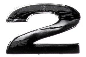 Chrome Number Badge 2