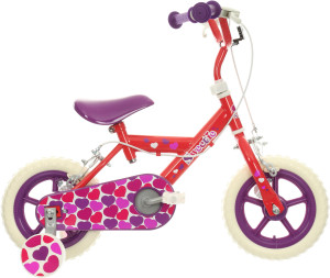 Sweetie Kids Bike 12" Wheel - Red/Purple (3-6 years)