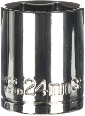 Halfords Advanced 1/2” Drive 6PT Socket 24mm
