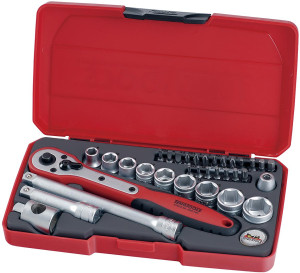 Teng 34 Piece 3/8 inch Drive Socket Set