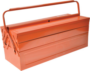 Bahco Orange Metal Cantilever Toolbox 22in