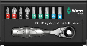 Wera Bit-Check 10 Zyklop Mini BiTorsion 1