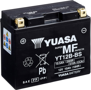 Yuasa YT12B-BS Maintenance Free Motorcycle Battery