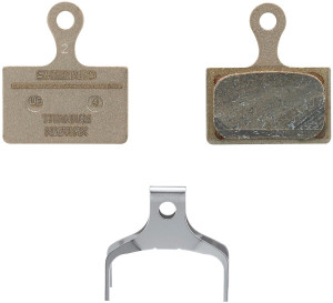 Shimano K05TI-RX Disc Brake Pads & Spring, Resin
