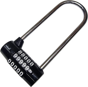 Rolson 5 Digit Long Shackle Combination Padlock