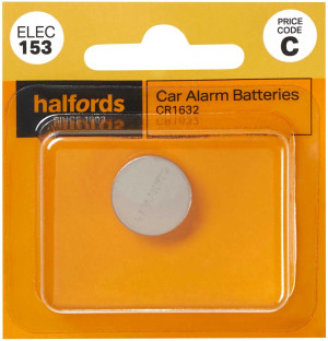 Halfords Car Alarm Battery CR1632 (ELEC153)