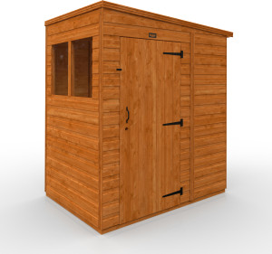 TigerFlex Shiplap Pent Shed 4x6