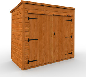 TigerFlex Shiplap Pent Bike Store 6x3