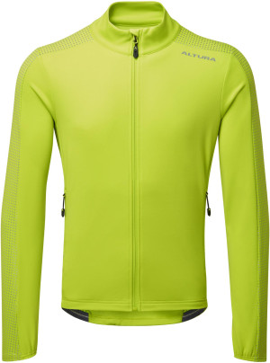 Altura Nightvision Mens Long Sleeve Jersey - Lime - Small