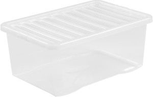 Wham 45L Clear Storage Box & Lid