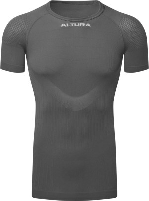 Altura Tempo Seamless Short Sleeve Base Layer - Charcoal - M/L