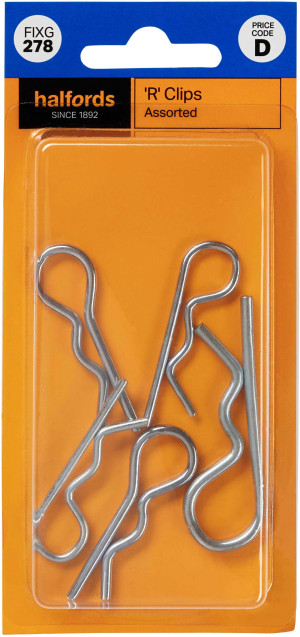 Halfords Assorted R Clips (FIXG278)