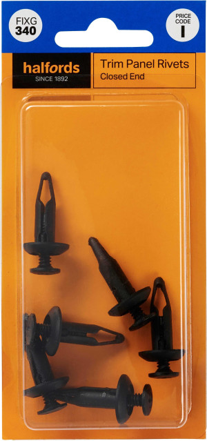Halfords Trim Panel Rivets (FIXG340)