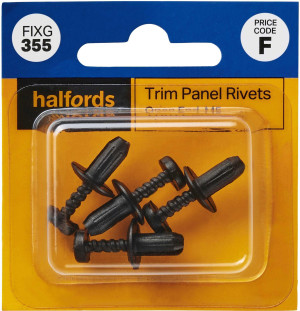 Halfords Trim Panel Rivets (FIXG355)
