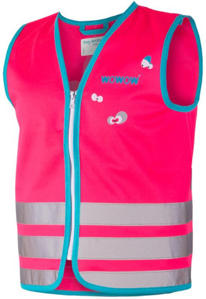 Wowow Crazy Monster Kids Safety Vest Fluo Pink L