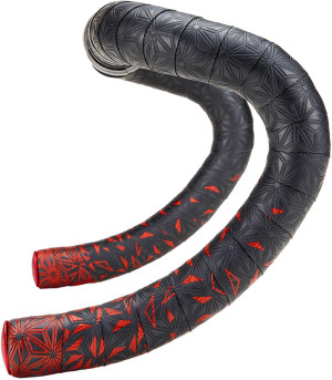 Supacaz Sticky Kush Star Fade Bar Tape, Red
