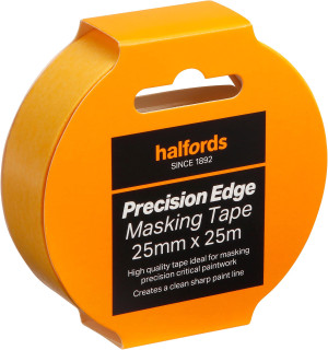 Halfords Precision Edge Tape 25m x 25m