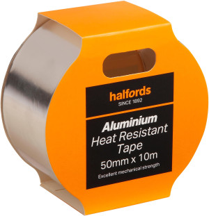 Halfords Heat Resistant Tape (50mm x 10m) | Repair Tape