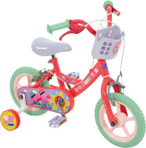 Peppa Pig Kids Bike 12" Wheel - Pink/Green (3-6 years)