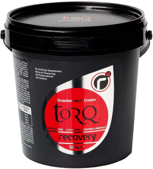 TORQ Recovery Drink, 1 x 500g, Strawberries & Cream