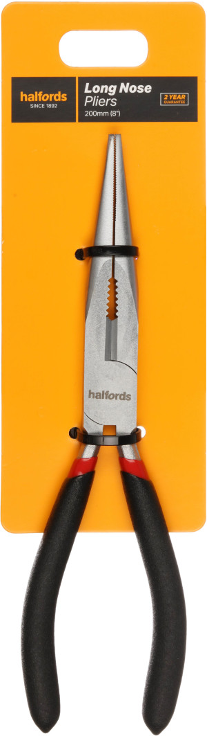 Halfords Long Nose Pliers - 200mm