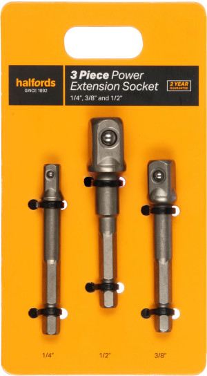 Halfords Power Extension 3 Pieces