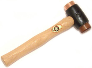 Thor Size 2 Copper Hide Hammer 1070gm