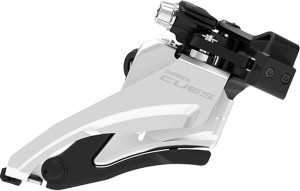 Shimano Cues FD-U4000-M 9-10 Speed Front Derailleur, Mid Clamp, Side Swing
