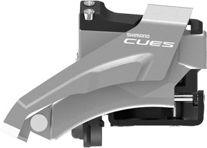 Shimano Cues FD-U4000-L 9-10 Speed Front Derailleur, Low Clamp, Top Swing