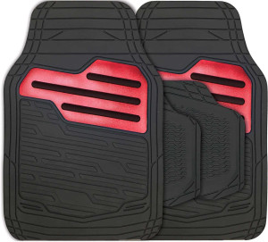 Streetwize Adonia  inchMetallic inch Red Heel Pad Mat Set
