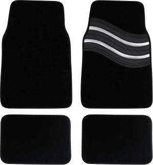 Streetwize Wave Carpet Car Mats - Silver