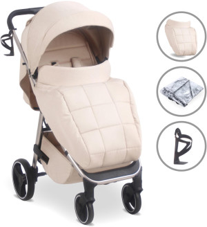 My Babiie MB160 Plus Pushchair, Oatmeal - 0-3 Years