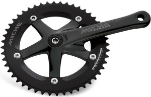 Miche Primato Advanced Track Black Chainset 172.5mm 50T