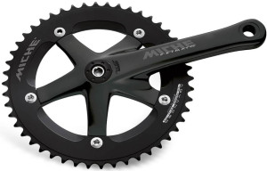 Miche Primato Advanced Track Black Chainset 170mm 49T