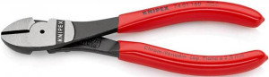 Knipex High Leverage Diagonal Plastic Grip Cutters 200mm (74 01 200)