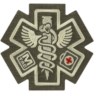 Naszywka M-Tac Paramedic (Haft) - Ranger Green