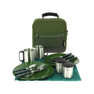 Zestaw naczyń turystycznych NGT Deluxe Cutlery Set